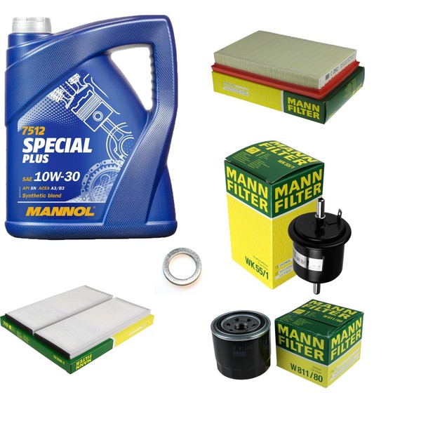 Inspektionspaket 5L Mannol Special Plus 10W-30 FüR Hyundai Accent II 1.3 1.5-image