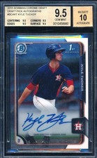 Kyle Tucker 2015 Bowman Chrome Draft Auto RC BGS 9.5/10 w/ all 9.5 Sub-Grades