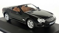 Atlas 1/43 Mercedes Benz SL600 (R230) Black - Scale - Diecast Model Car