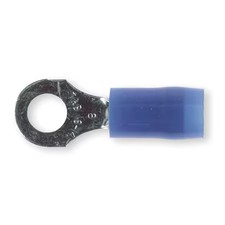 Sta-Kon Rb14-8 Ring Terminal, 8 Stud Size, 14 Awg, 600 V, Nylon Insulated,