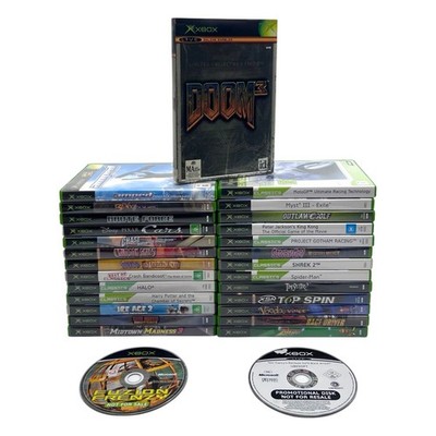 Original Xbox Mega 29x Game Bundle [Doom Halo Spyro Crash] - No Duplicates - PAL