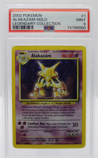 Alakazam 2002 Legendary Collection 1/110 Regular Holo PSA 9 MINT