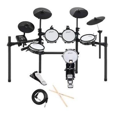 Donner DED-200 Electronic Drum Kit | All-Mesh Heads, Choke Function, Lightly Use