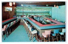 BELOIT, Wisconsin WI ~ Bowling Alley BOWL-AIRE LANES c1950s Rock County Postcard
