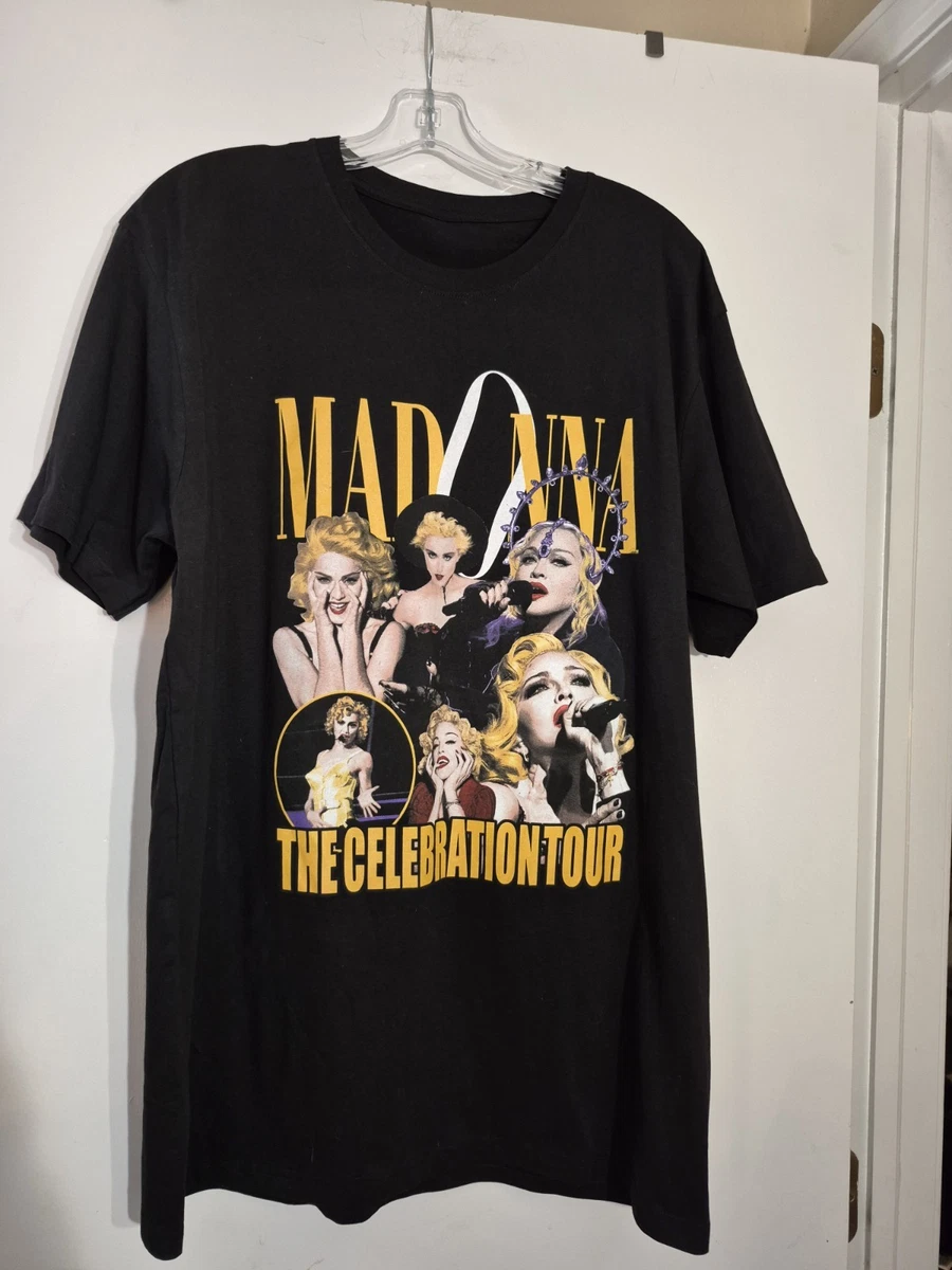 マドンナ 　Celebration - EVERYBODY!　貴重 Tシャツ マドンナ 海外限定セレブレーションツアー2024 Virgin Tシャツ XL