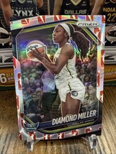 2025 Panini Prizm WNBA #27 Diamond Miller WNBA Logo Prizms