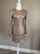 Vince Camuto Dress Size 2 Champagne sequined