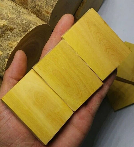 1 Pcs Boxwood Stick Blank Lumber Handle Pen Beads Craft DIY Carving Material - Picture 3 of 3