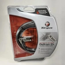 Targus Defcon CL Laptop Notebook Combo Cable Lock Security Keyless New In Box