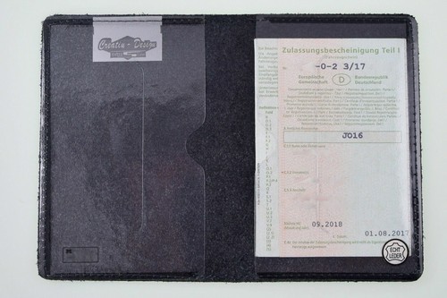 Auto Zubehör KFZ Schein Schutzhülle NEU Fahrzeugschein Mappe Etui