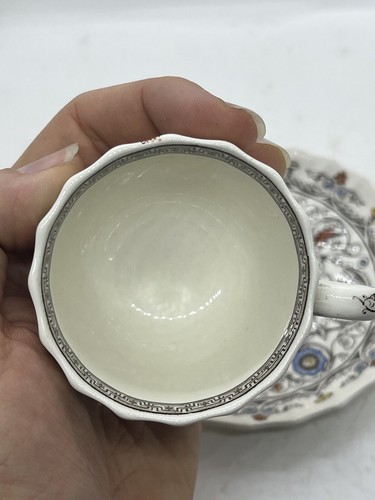 Vintage Copeland Spode Made in England Florence Demitasse Cup & Saucer EUC - Picture 7 of 16
