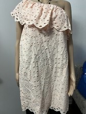 New dress LOFT ANN TAYLOR only one shoulder color peach