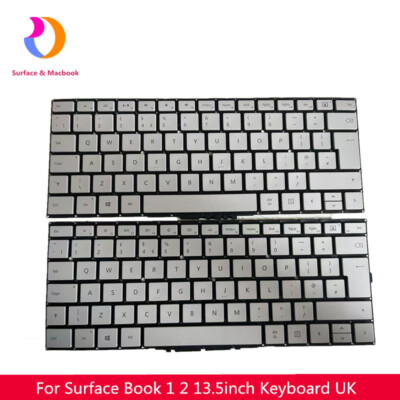 New  For Surface Book 2  Keyboard  1834 1835 1832  13.5inch UK