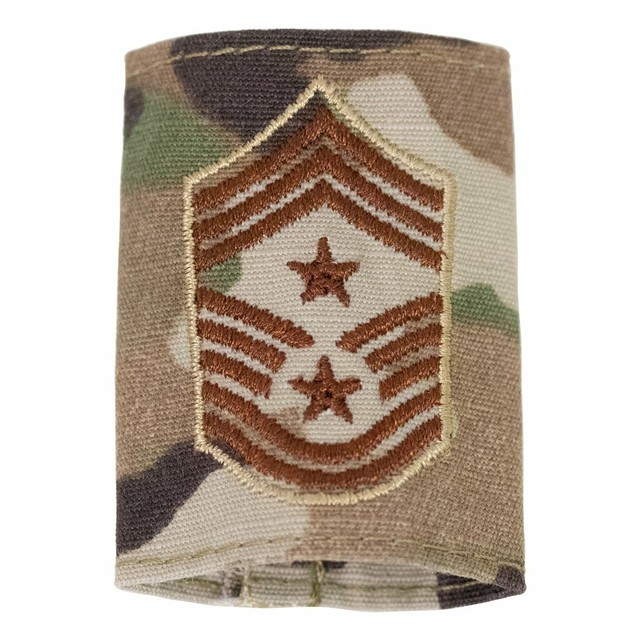 GENUINE AIR FORCE GORTEX RANK CCM COMMAND CHIEF MASTER SERGEANT OCP