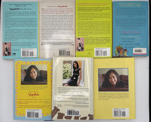 Lot of 7 Shopaholic Books by Sophie Kinsella, 4 Paperback & 3 Hardcover, B76 - Picture 2 of 8