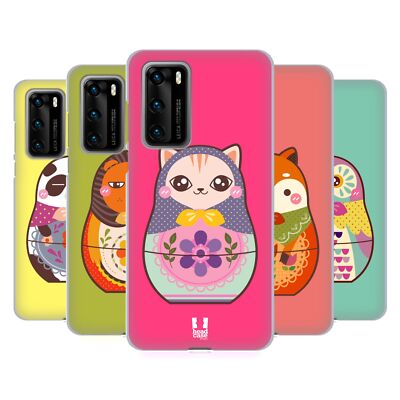 HEAD CASE DESIGNS ANIMAL NESTING DOLLS SOFT GEL CASE FOR HUAWEI PHONES 4