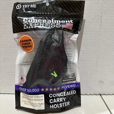 Rounded by Concealment Express Springfield Hellcat IWB KYDEX Holster Carbon Fibe