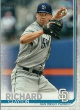 #92 Clayton Richard San Diego Padres 2019 Topps Series 1 Baseball Card