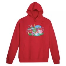 Walt Disney World Parks Do Not Open Until Christmas Red Hoodie Sz L NWT