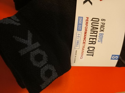 Reebok Boys Socks 6 Pair Sz S 4-8 Lowcut Socks - Picture 5 of 8