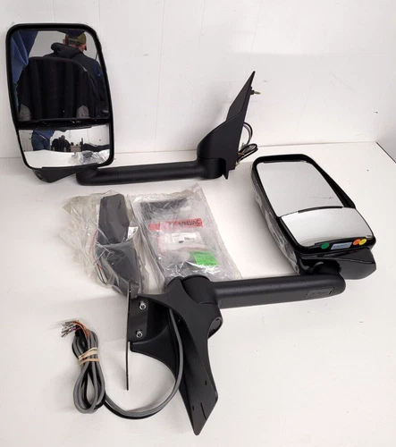 Velvac Mirror System Shuttle Chevy Van Chassis HTD Remote LEM Camera 96" Body