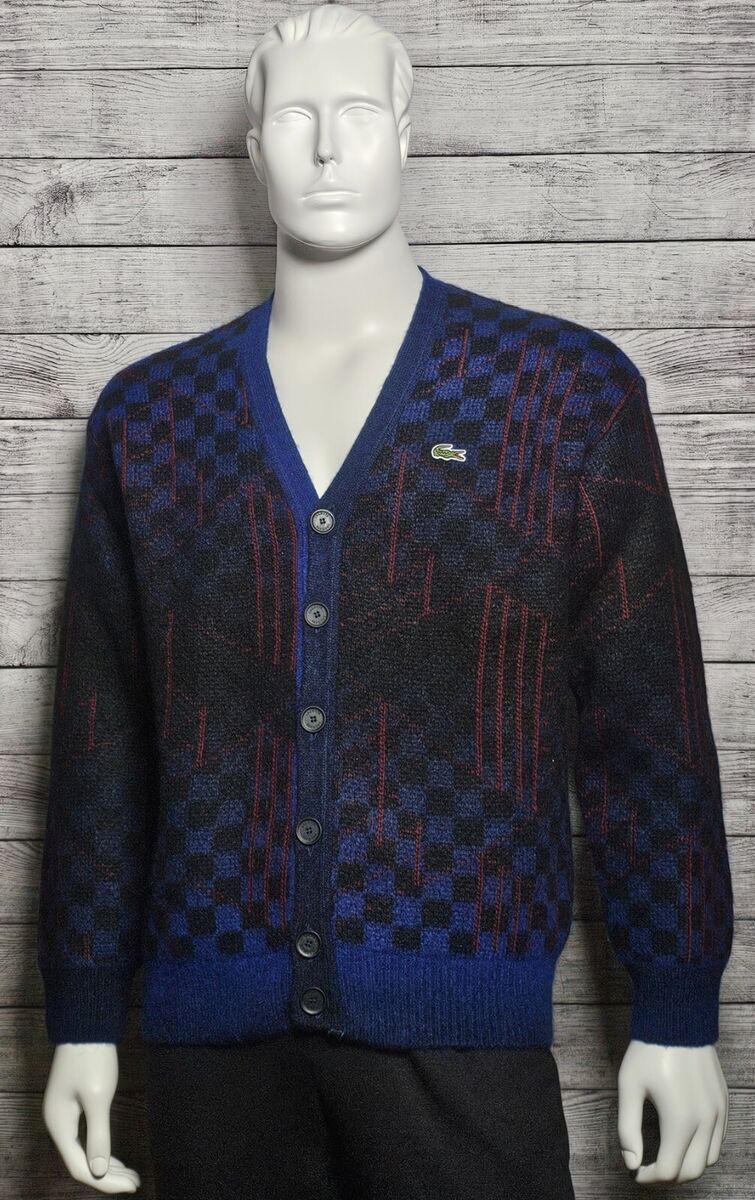 New Lacoste Unisex Monogram Alpaca and Wool Relaxed Fit New Lacoste Unisex Monogram Alpaca and Wool Relaxed Fit
