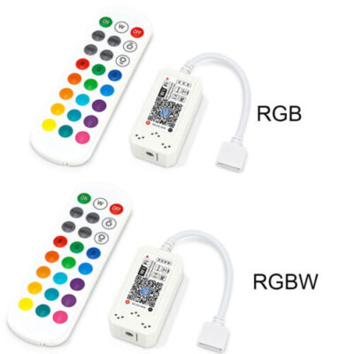12-24V Magic Home APP WiFi Smart Controller& Remote For RGB RGBW LED Strip Light