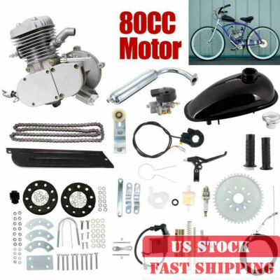 Stroke 80cc Single Cylinder Petrol Gas Engine Motor Kit Motorized Bike  Bicycle