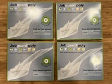 500 PCS Polyethylene JOB GUARD Food Service  Gloves  Poly Gloves  MEDIUM