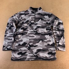 The Children's Place Boys 16 Long Sleeve Camo Microfleece Half Zip Pullover NWT