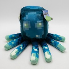 Minecraft Glow Squid Pillow Plush 19" Sealed Glow Dark Mojang NWT 2020