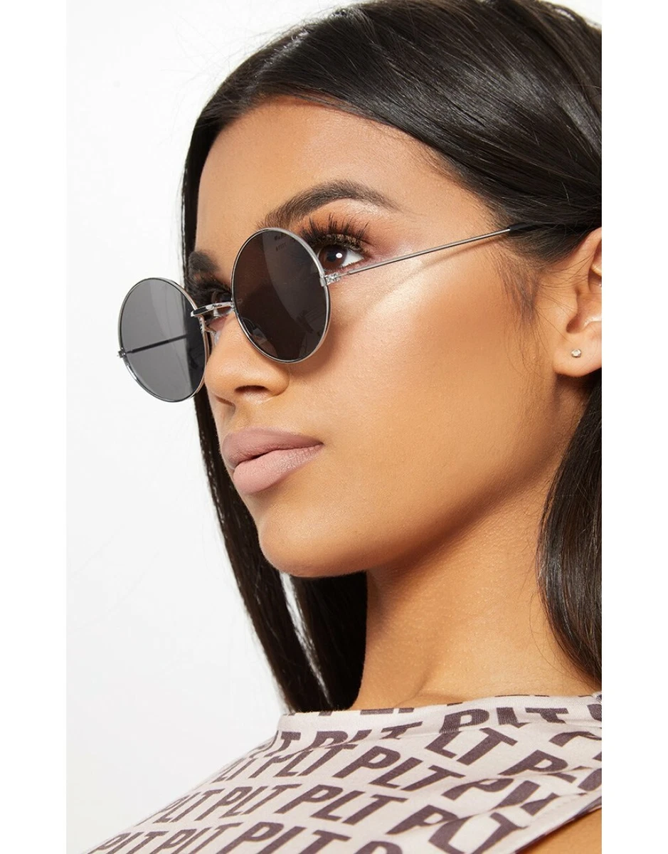 IVOZZO RETRO FASHION MIRRORED ROUND CIRCLE SUNGLASSES