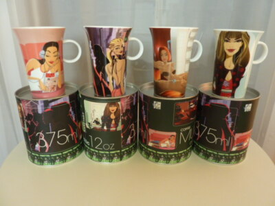 LA VIE  4 Stück Kaffeebecher Mug Cool & Chic in Original-Box *NEU*       