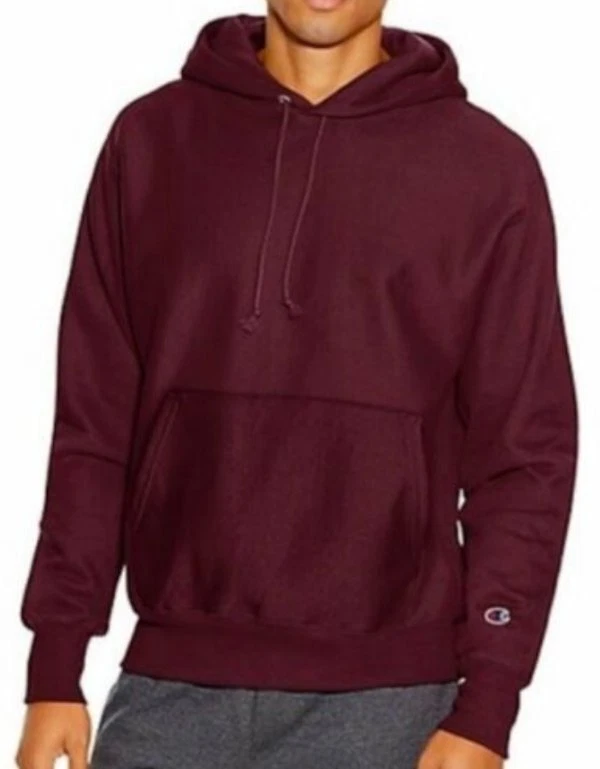 NEW CHAMPION REVERSE WEAVE BURGUNDY PULLOVER HOODIE SWEATSHIRT SIZE SMALL |  eBay