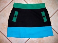 CUTE NWOT GYMBOREE Fancy Dalmatian Girls Sz 4 Skort Skirt Black Green Blue