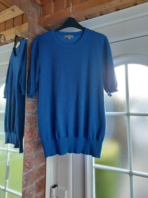 NUR REDUZIERT Gr. M teures ''FIRST AVENUE'' warmes blaues Top mit schönen Details