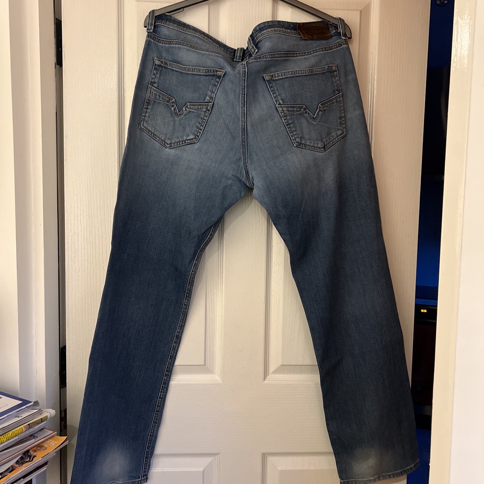Diesel Blue Jeans 38 Waist 32 Length eBay