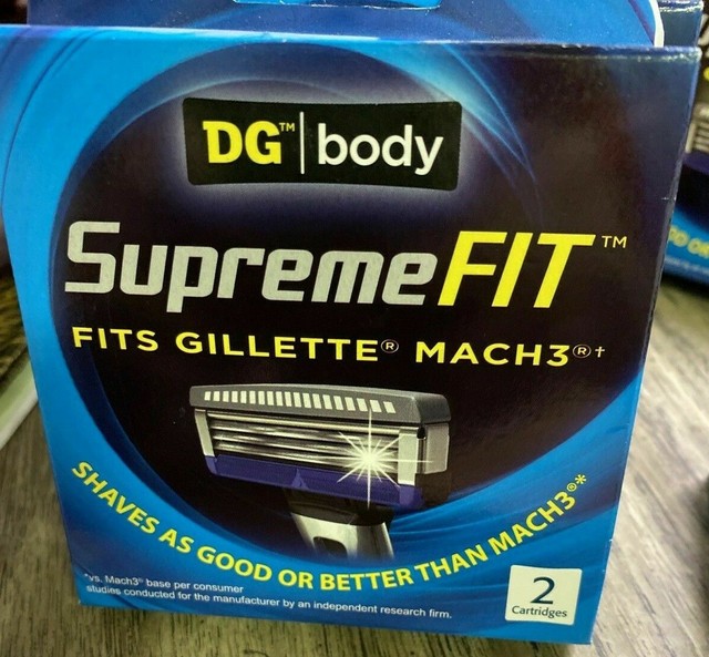 (5) NEW DG Body Supreme Fit Mach3 Razor Cartridges Total 10 Cartridges