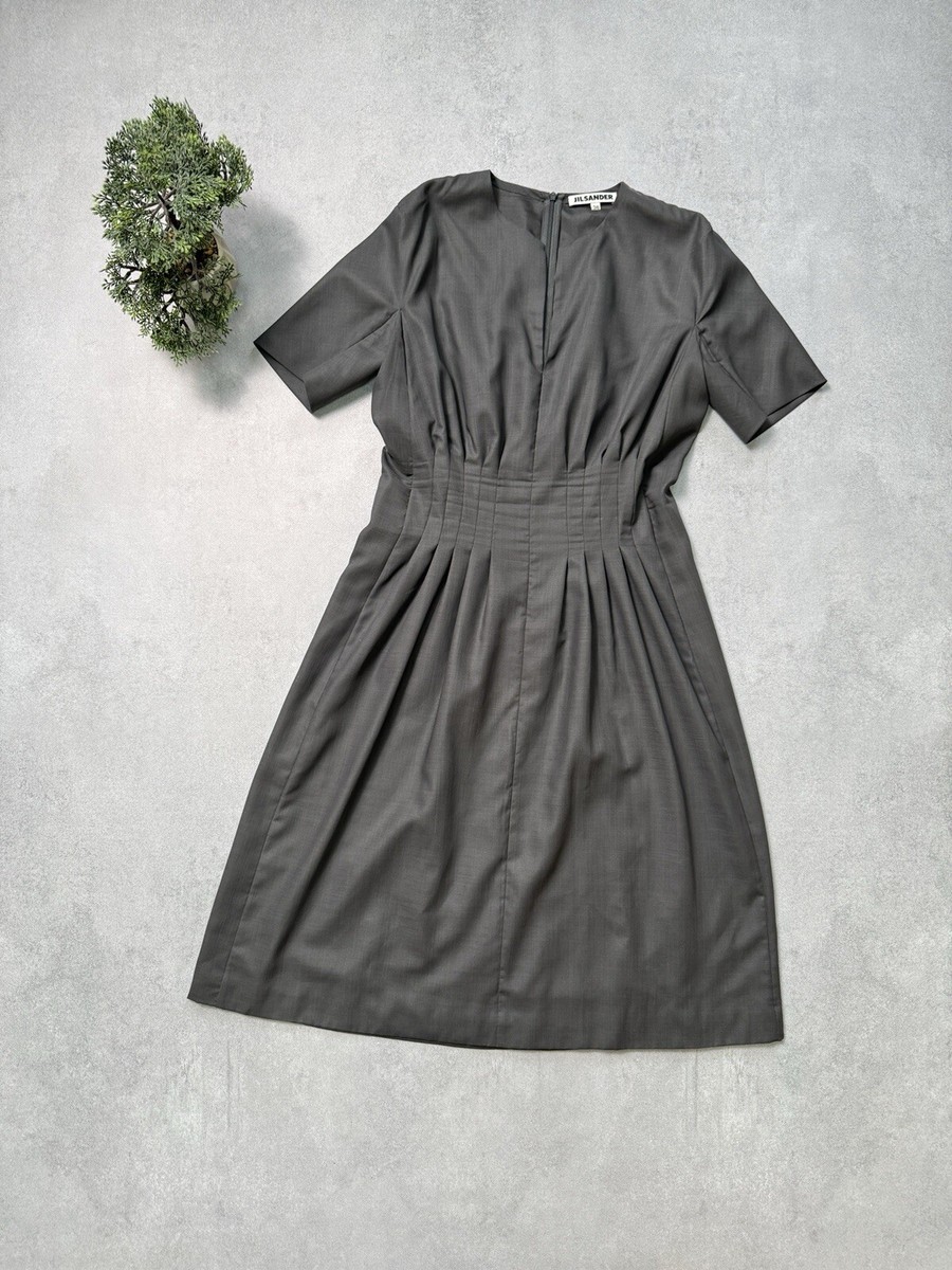 jil sander grey dress Women Size 36 collection:trending-style