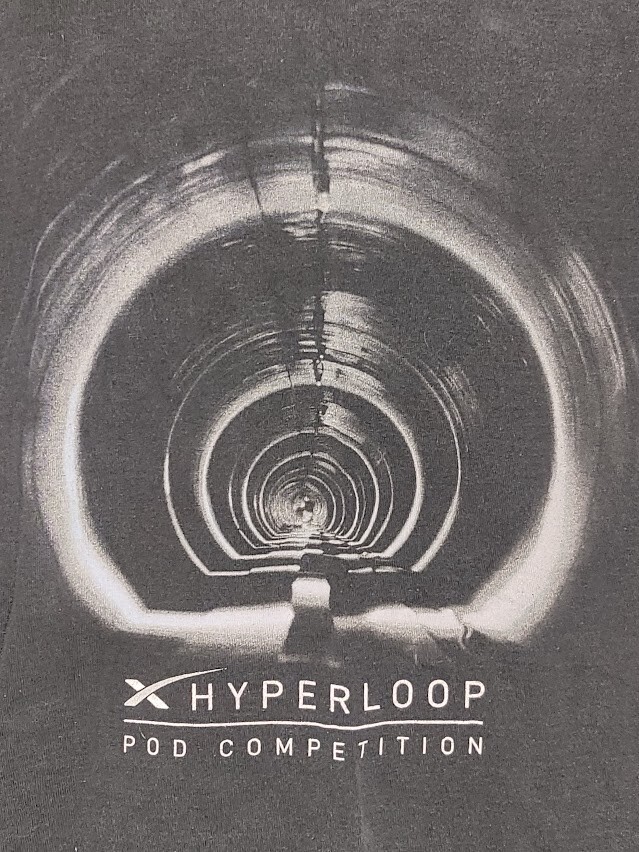 *RARE* SpaceX 2017 Hyperloop Pod Competition T-Shirt … - Gem