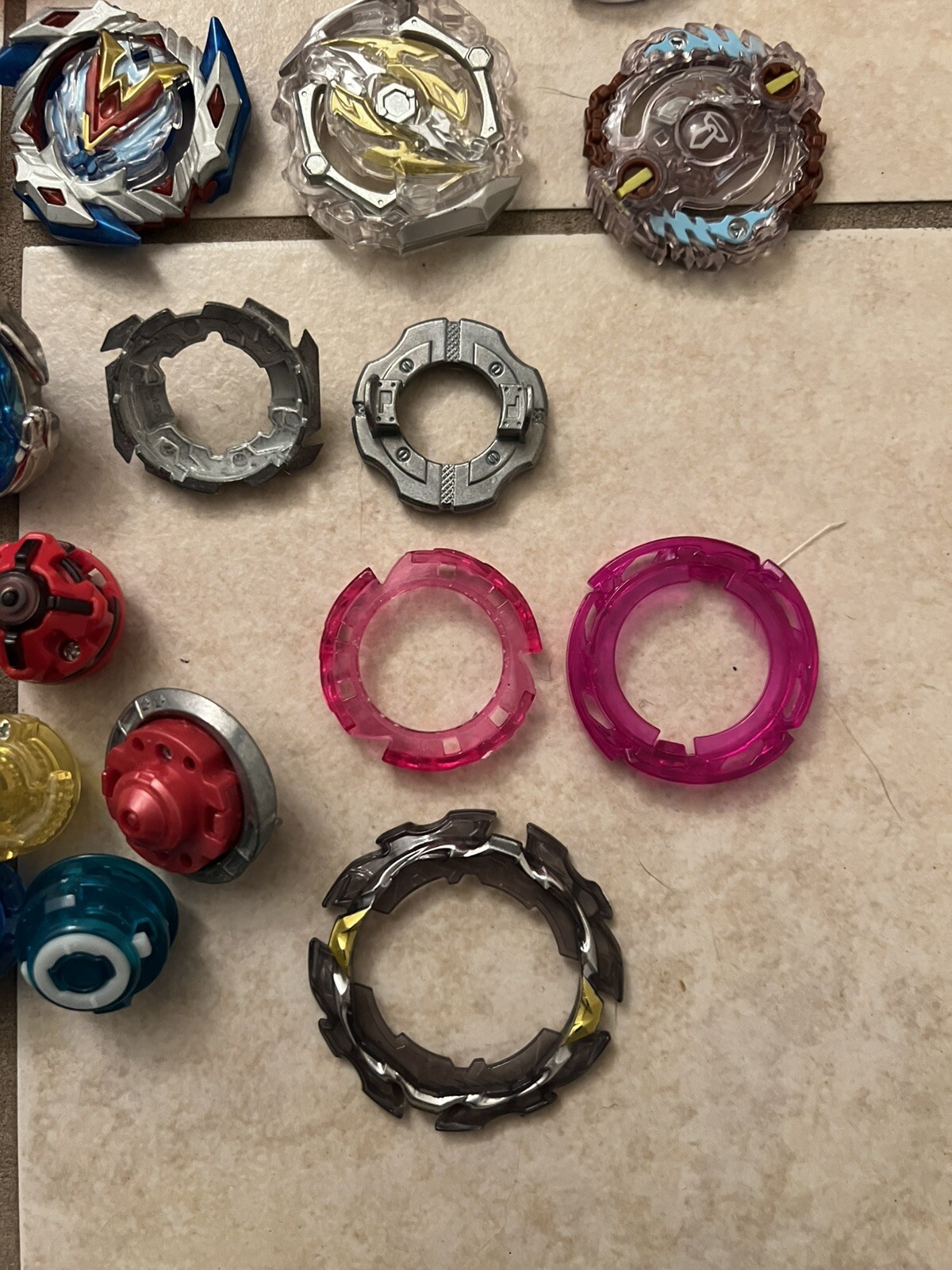 Beyblade Lot Of Mixed Parts RARE (L)