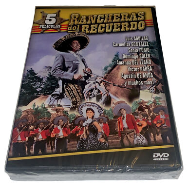 Recuerde a Rancheras - 5 Peliculas (DVD,2008 -2 Disc Set Unrated)