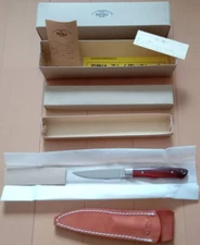 Unused MOKI Knife Trout & Bird 2.0 Slim AUS-8 Cocobolo Handle TS-535K