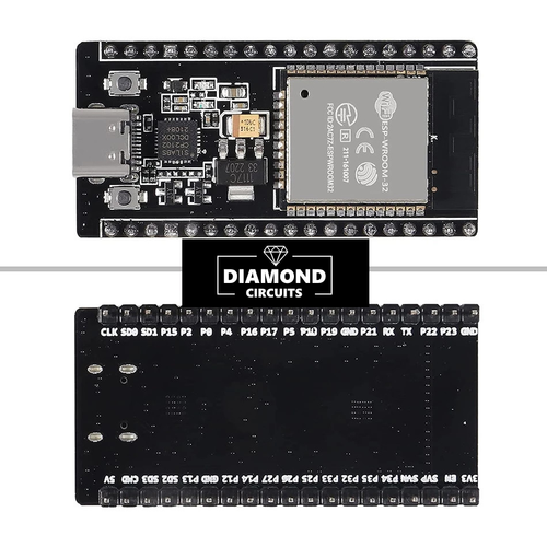 ESP32 WROOM-32 38-pin Development Board Dual Core WiFi BT USB Type C NodeMcu - Picture 2 of 4
