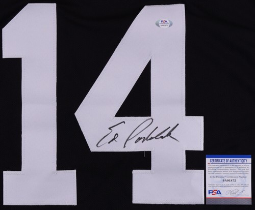 Ed Podolak Signed Iowa Hawkeyes Black Jersey (PSA COA) K.C. Super Bowl IV Champ - 第 4/6 張圖片