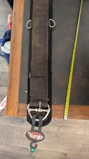34 In Weaver Felt Lined Deluxe Super Horse Cinch Black