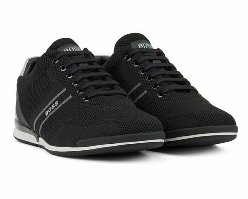 HUGO BOSS Mens SATURN Black Knitted 