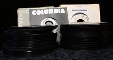 Lot of 100 45 rpm Vinyl Records for Crafts and Decoration 7" 45s Party D cor