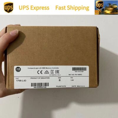 1768-L43/B AB CompactLogix L43 Controller PLC 1768L43 New FactorySealed