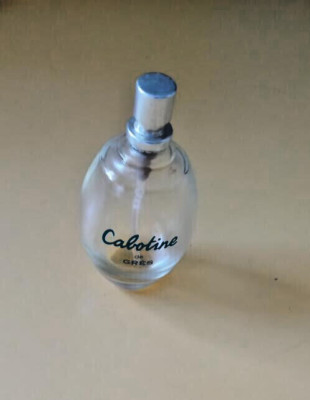 Vintage Cabotine de Gres perfume bottle, empty, 50 ml Made in France